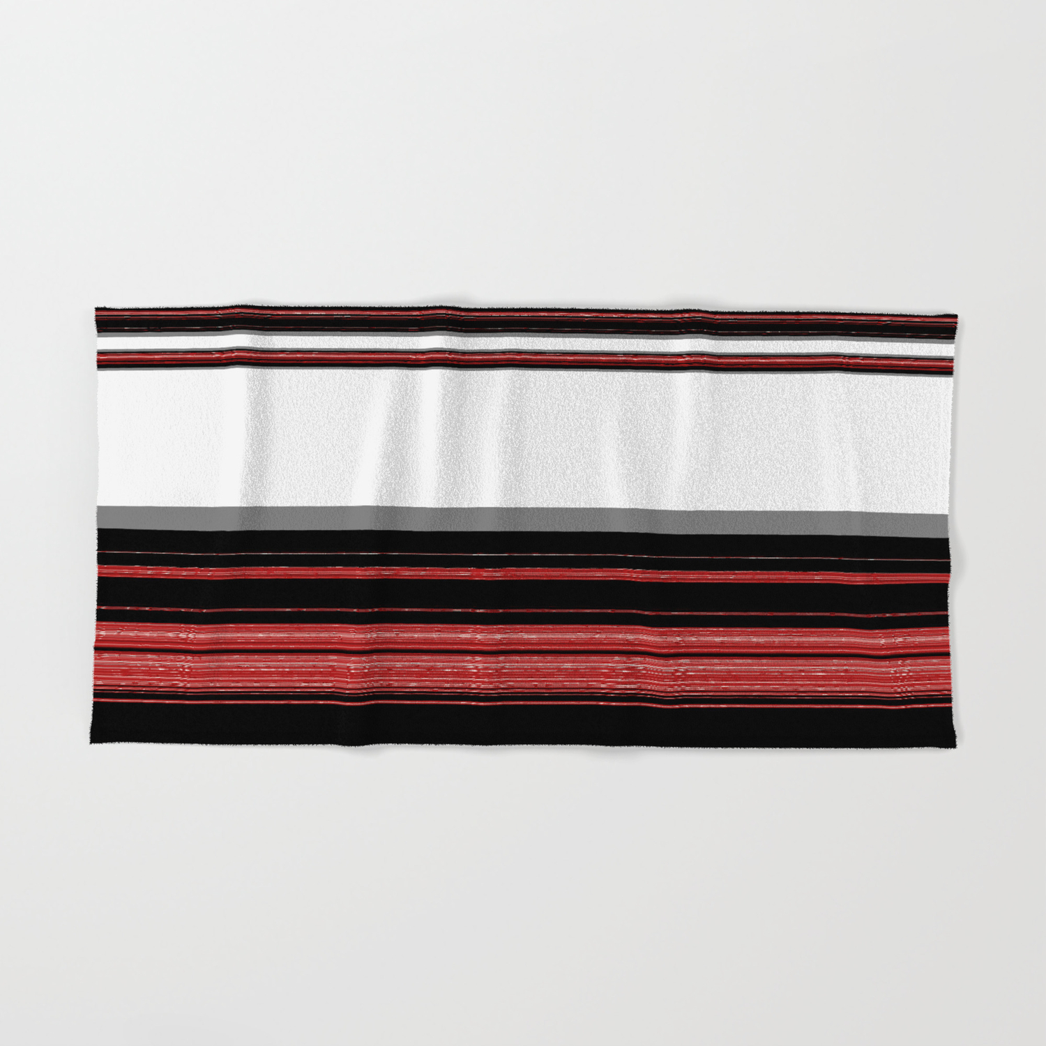 red and gray towels