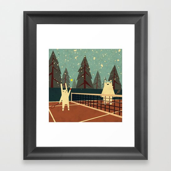 First Snow Framed Art Print