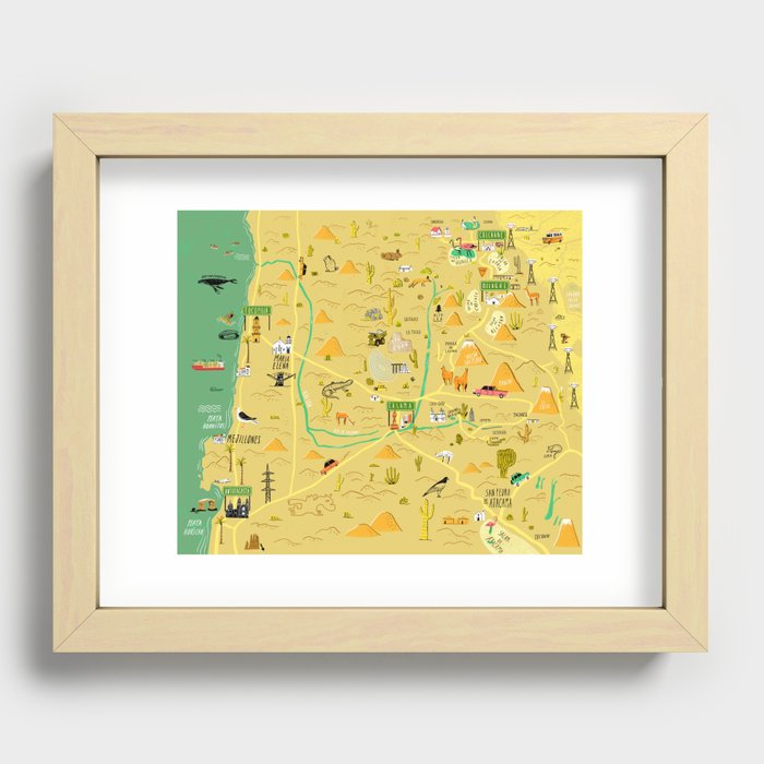 Calama Recessed Framed Print