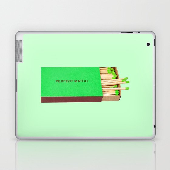 perfect match green Laptop & iPad Skin