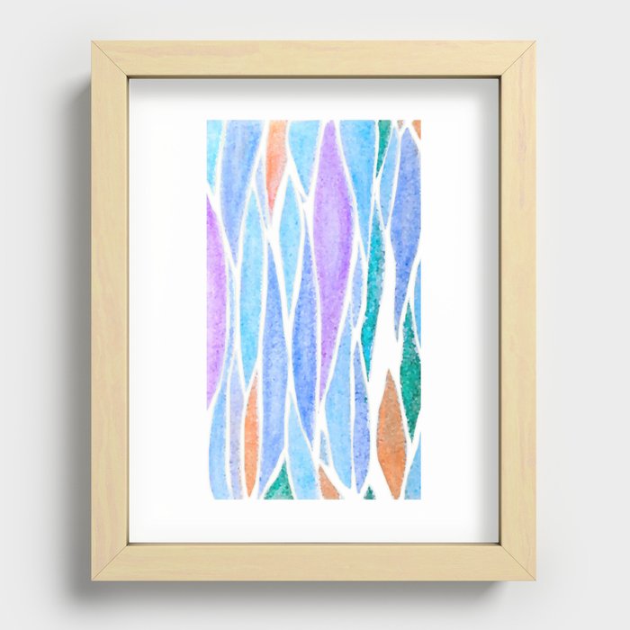 Sea Glass Recessed Framed Print