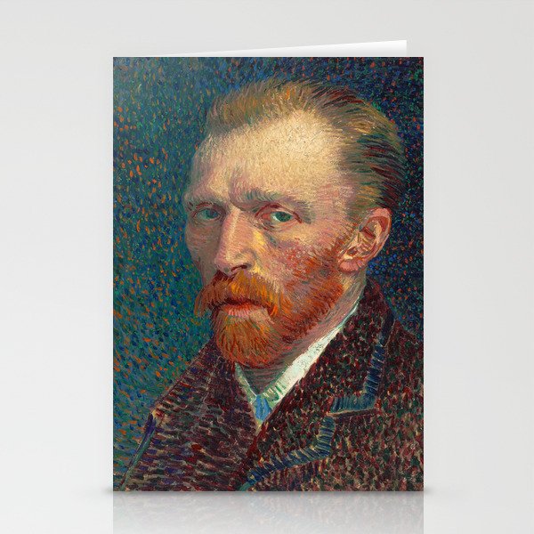 Self-Portrait, 1887 by Vincent van Gogh Stationery Cards