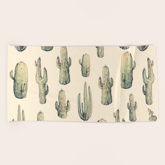 cactus Beach Towel