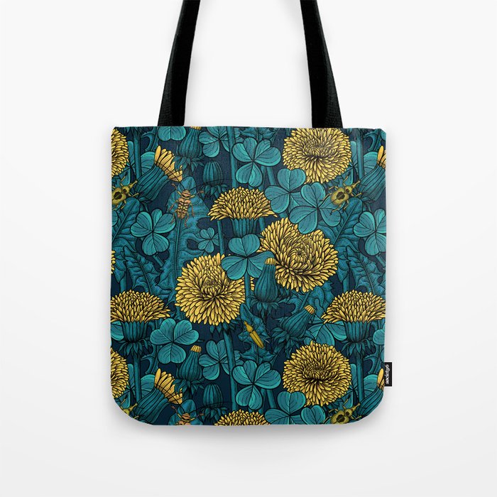 The meadow in yellow and blue Tote Bag