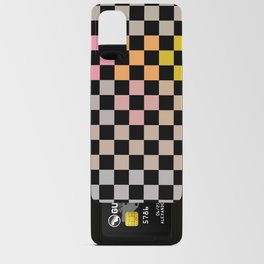 Pastel Colors Checkerboard Android Card Case | Trendy, Graphicdesign, Pattern, Karomuster, Symmetric, Modern, Curated, Funky, Digital, Colors 