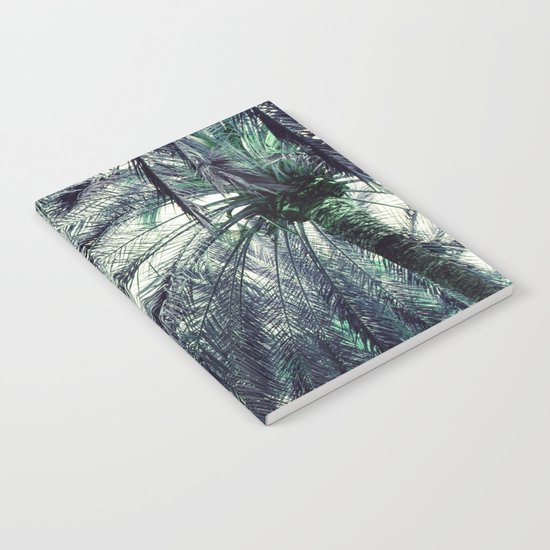 Teal Palm Tree Notebook