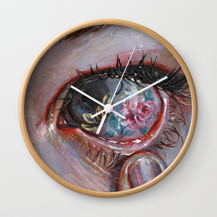 Beauty In The Eye Wall Clock By Tanyashatseva Society6