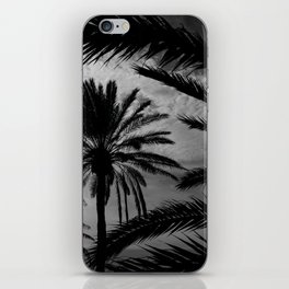 Noir Palmtrees iPhone Skin