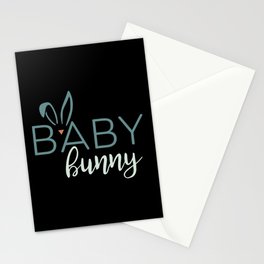 Cute Baby Bunny Easter Stationery Card