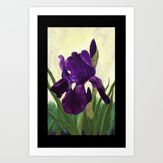 Purple Iris DP150530 Art Print