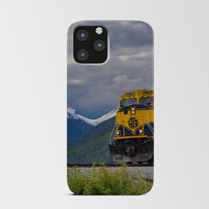 Alaska Passenger Train 0781 - Turnagain Arm, Cook Inlet iPhone Card Case