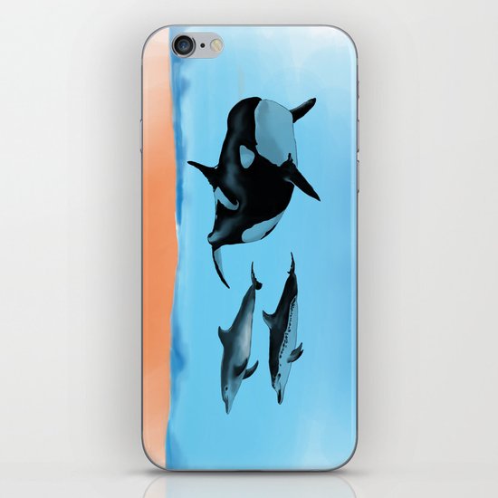 Orca and Dolphin iPhone & iPod Skin