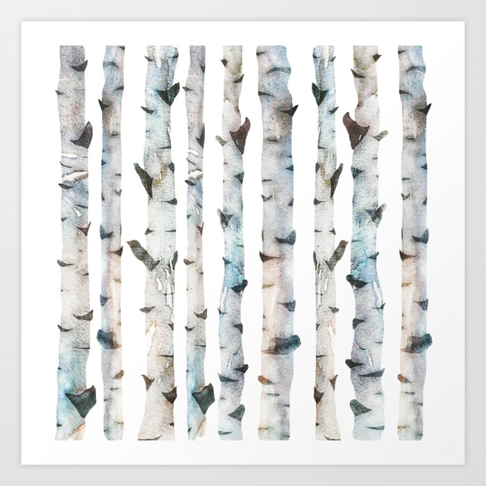 Birch Tree Art Print By Rodrigomffonseca Society6