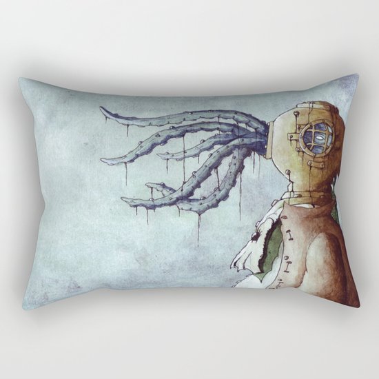 The Octopus Man Rectangular Pillow