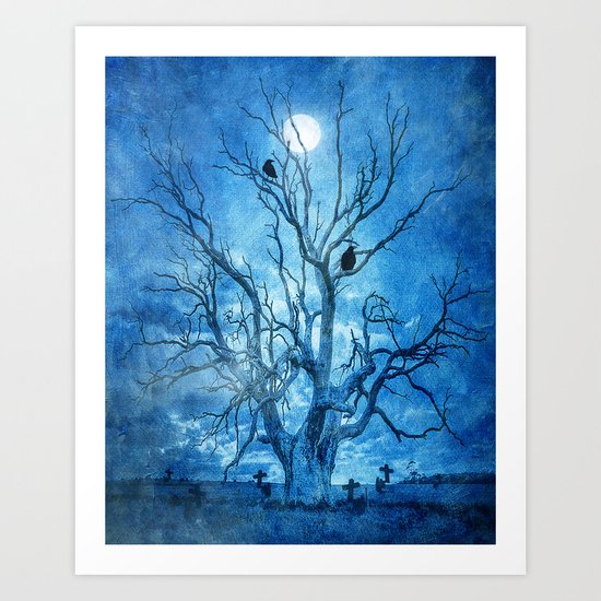 Raven's shelter III Art Print