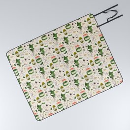 Pesto. Illustrated Recipe. Picnic Blanket