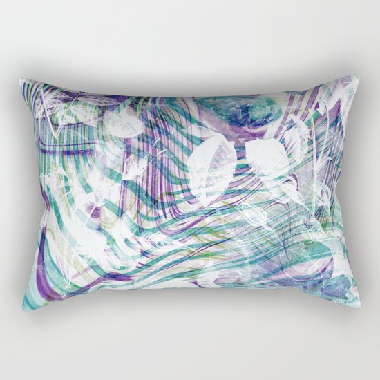 Leaf pattern Rectangular Pillow