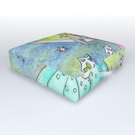 Sugarplum Fairy - Sweet Tooth Palette  Outdoor Floor Cushion