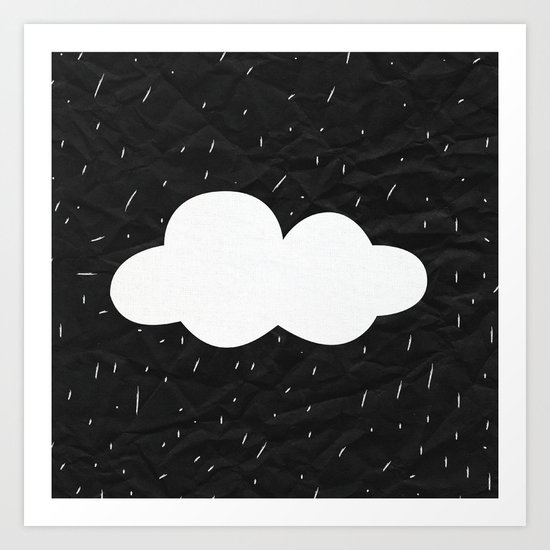 Night Rain Art Print