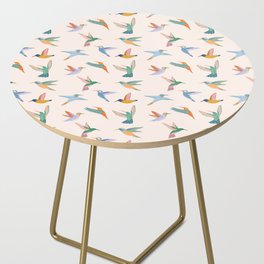 Hummingbirds Side Table