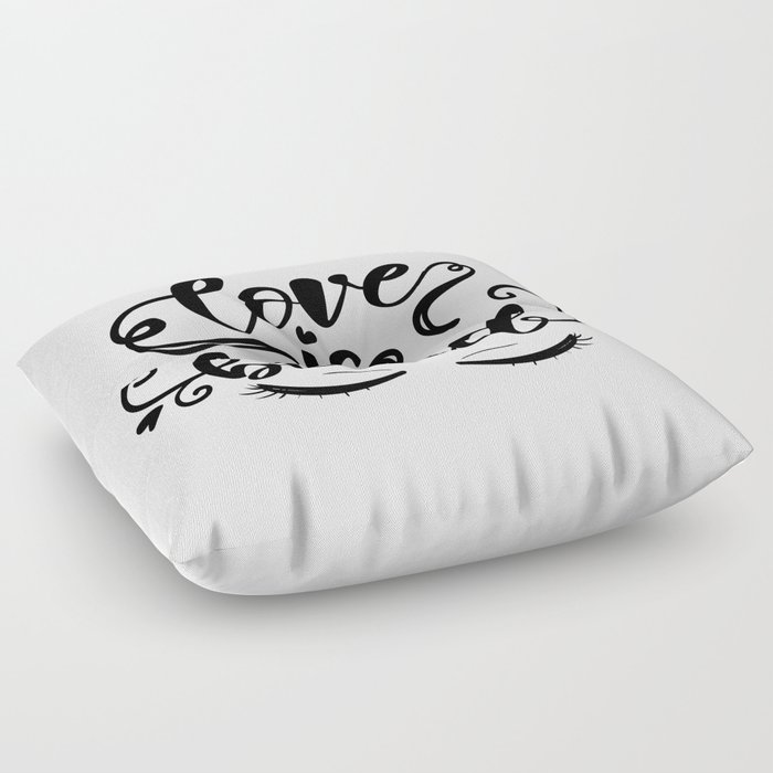 Love Is Blind Floor Pillow