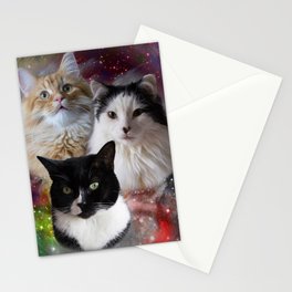 Space Fluffs Stationery Card
