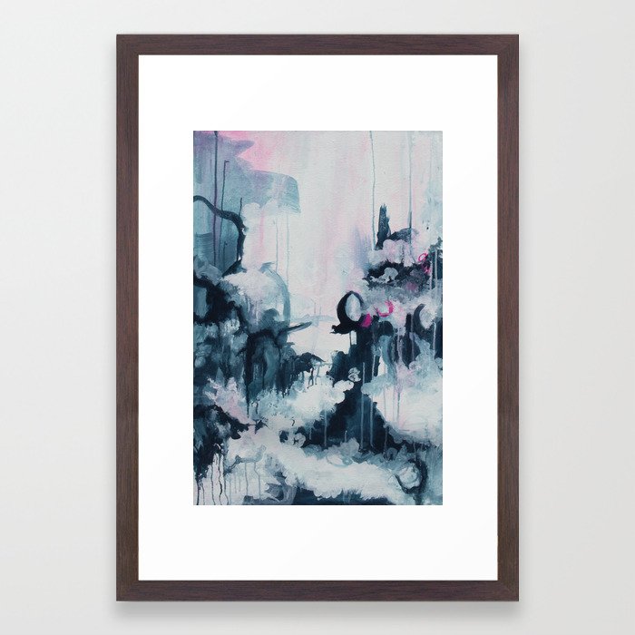 Magic Window Abstract Artwork Framed Art Print By Paigering Society6
