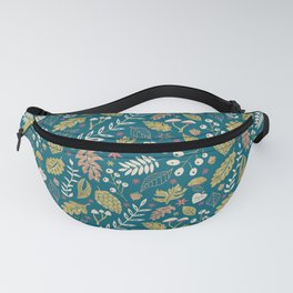 Fall Foliage in Gold and Glitter Fanny Pack