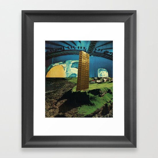 gold coast Framed Art Print