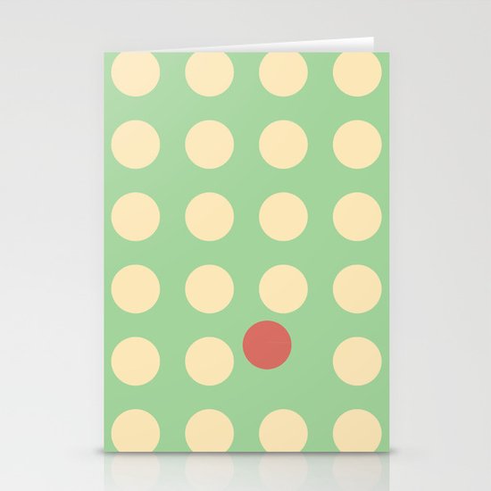 unanimity pattern Stationery Cards