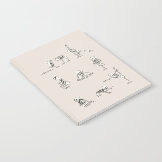 Skeleton Yoga Notebook
