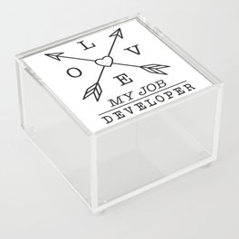 Developer profession Acrylic Box