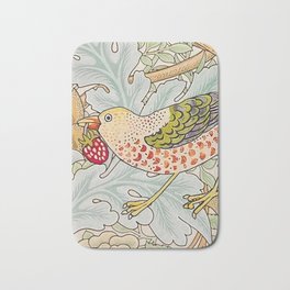 William Morris The Bird  Bath Mat | Museum, Modern, Aesthetic, Stencil, Comic, Pattern, Vector, Exhibition, Watercolor, Abstract 