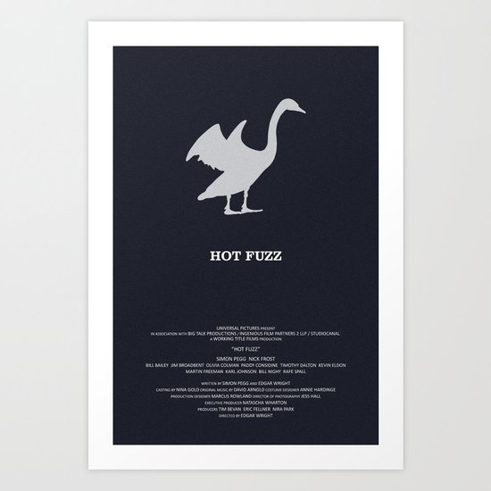 Hot Fuzz Art Print