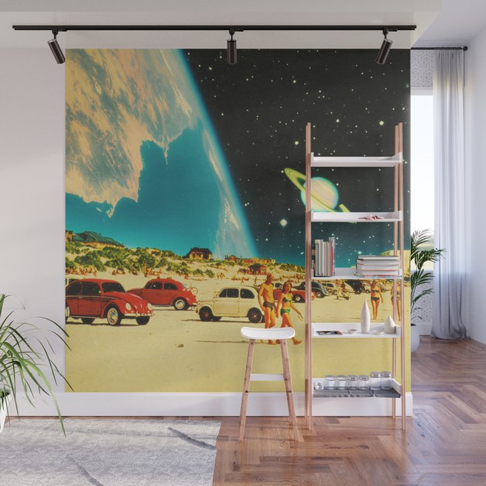 Galaxy Beach Wall Mural