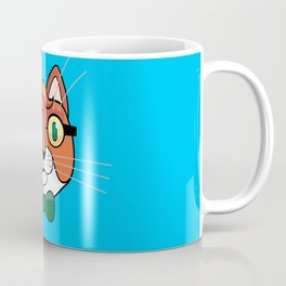 cat writer with a pipe Mug