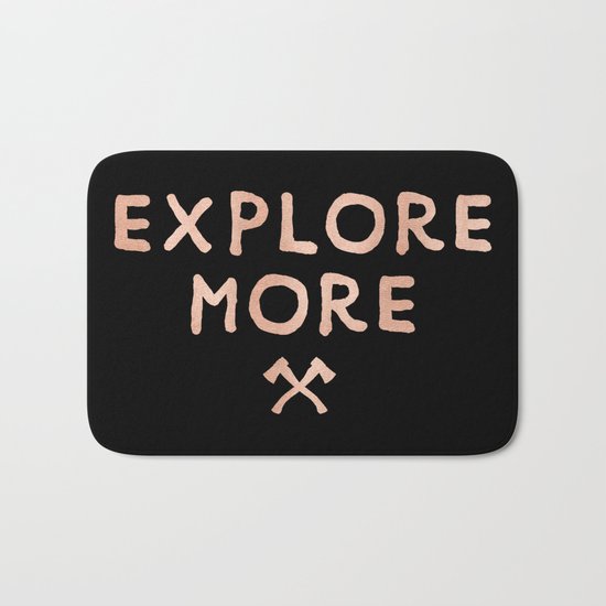 Explore More Rose Gold Quote Bath Mat