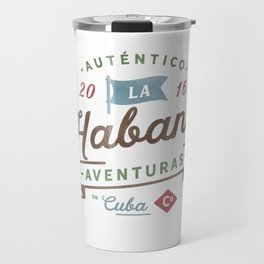 Vintage Havana Cuba Logo Travel Mug
