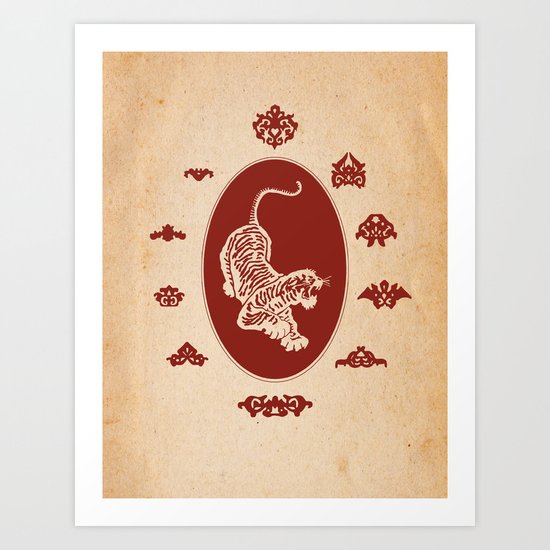 Jerry's Tiger Art Print