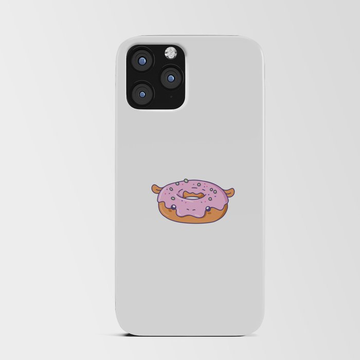Funny Hippo Donut Cute Kawaii Aesthetic iPhone Card Case