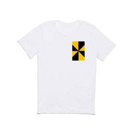 Wild abstraction 53 Black and yellow T Shirt