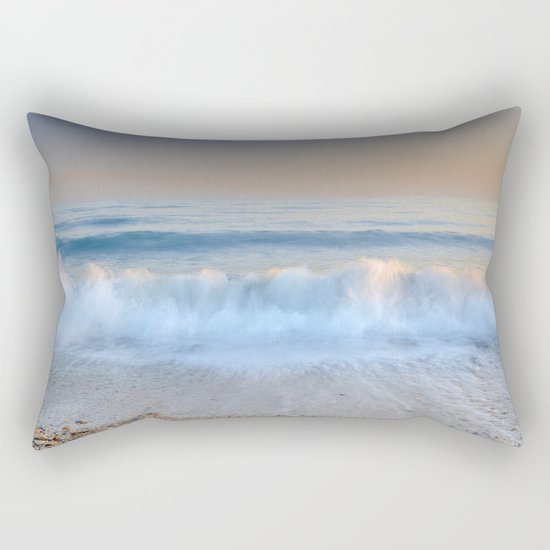 "Looking at the waves II" Sea dreams Rectangular Pillow