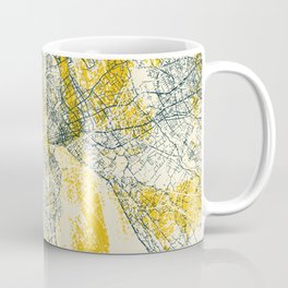 Switzerland, Geneva - Artistic City Map - Modern Aesthetic  Coffee Mug