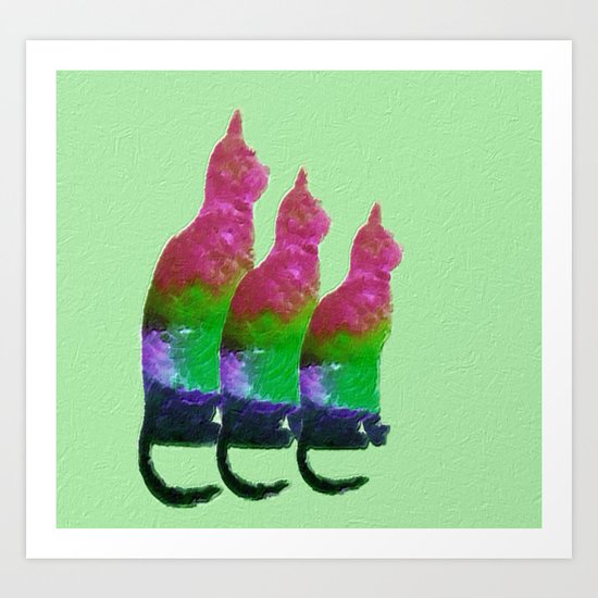 Cats Art Print