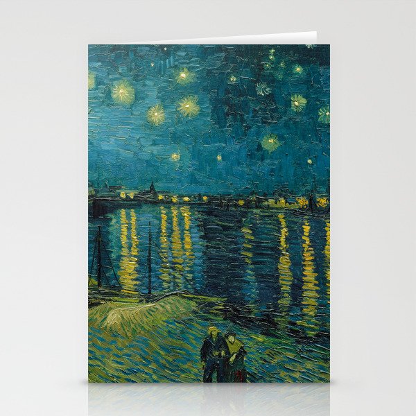 Starry Night, 1888 by Vincent van Gogh Stationery Cards