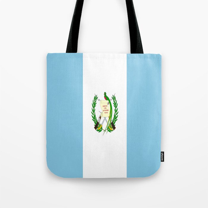 Flag of Guatemala- Guatemalan, Mixco,Villa Nueva,Petapa,tropical,central america,spanish,latine Tote Bag