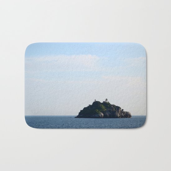 One Little Island and Five Little Houses Bath Mat