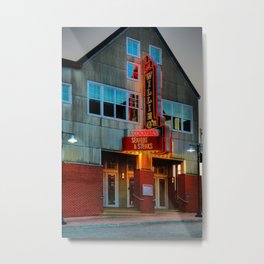 Willie G's Metal Print | Photo, Island, Restaurant, Outdoors, Hdr, Strand, Galveston, Dusk, Texas, Street 