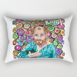 Klimt Artist Portrait Rectangular Pillow