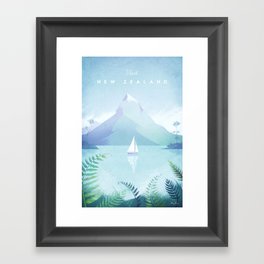 New Zealand Framed Art Print